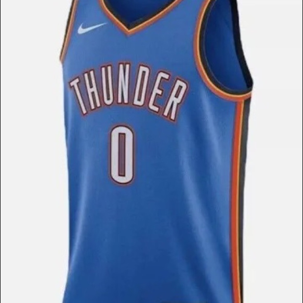 Russell Westbrook Thunder Icon Edition Nike NBA Swingman Jersey